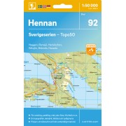 92 Hennan Sverigeserien 1:50 000